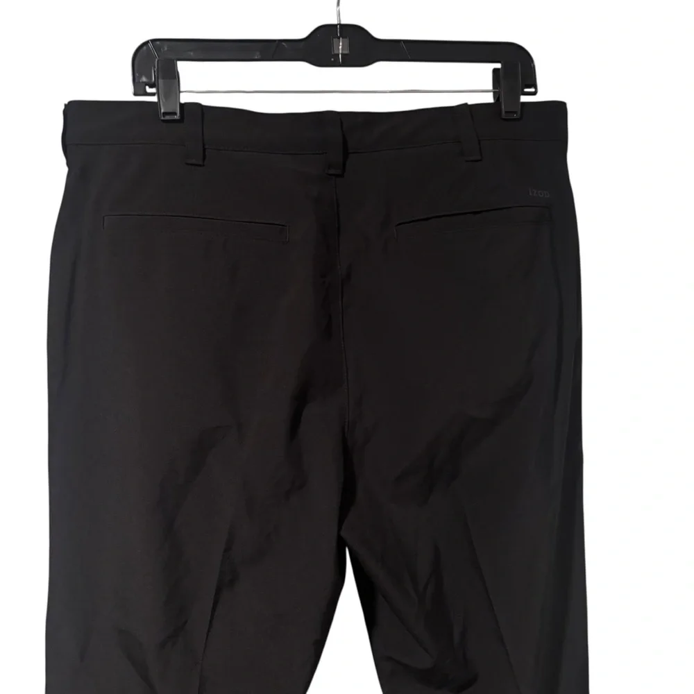 Izod Black Golf Slim Fit Sportswear Pants Size 34
